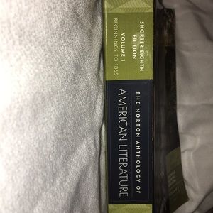 The norton anthology American literature Vol 1